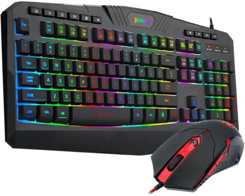 REDRAGON S101-3 Full-size Wired Gaming Keyboard and Optical Mouse Gaming Bundle with Back Lighting - Black SHOP ONLINE