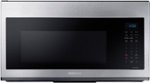 Samsung - 1.7 cu. ft. Over-the-Range Convection Microwave with WiFi - Stainless steel - Front_Standard