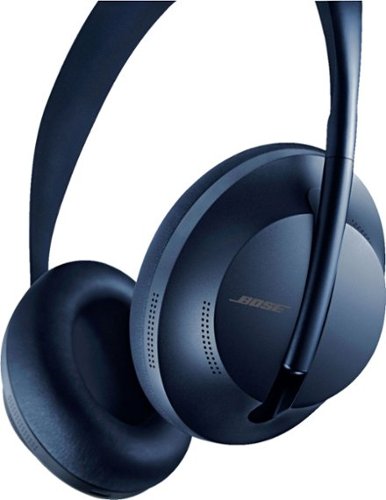 Bose - Headphones 700 Wireless Noise Cancelling Over-the-Ear Headphones - Triple Midnight
