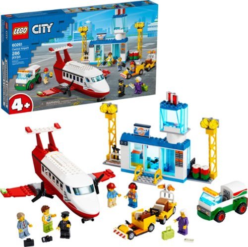 LEGO City Central Airport Playset LEGO Building Toys for Kids 60261