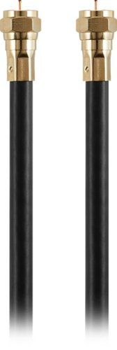 Rocketfish™ - 50' Indoor/Outdoor RG6 Coaxial Cable - Black