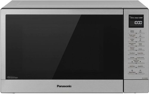 Panasonic - 1.2 Cu. Ft. 1200 Watt SN68KS Microwave Genius Sensor Cooking - Stainless steel