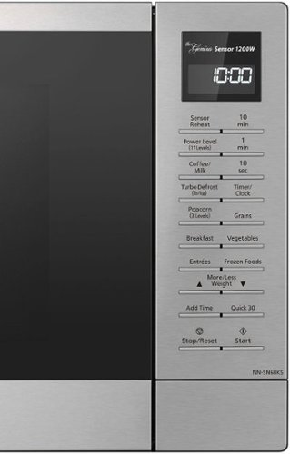 Panasonic 1.2 Cu. Ft. 1200 Watt SN68KS Microwave with Inverter and