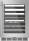 Café - 46-Bottle Built-In Dual Zone Wine Center with WiFi - Stainless steel-Front_Standard 