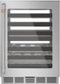 Café - 46-Bottle Built-In Dual Zone Wine Cooler with Wi-Fi - Stainless Steel-Front_Standard