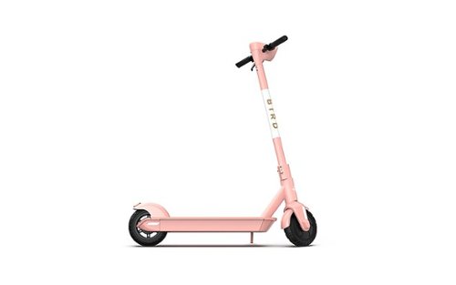 Bird - One Electric Scooter w/25 mi Max Operating Range & 18 mph Max Speed & w/built-in GPS Technology - Electric Rose-Front_Standard 