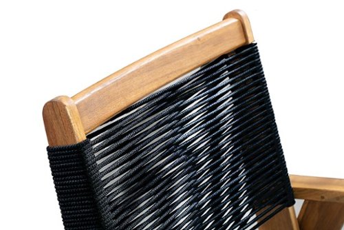 Patio Sense - Kingsmen Wooden Outdoor Patio Lounge Chair - Brown-Alt_View_Standard_14 