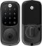 Yale - Real Living Assure Smart Lock Replacement Deadbolt with App/Keypad/Electronic Guest Key Access - Black Suede-Front_Standard