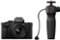 Panasonic - LUMIX G100 Mirrorless Camera for Photo, 4K Video and Vlogging, 12-32mm Lens, Tripod Grip Bundle – DC-G100VK - Black-Front_Standard