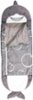 Happy Nappers - Shak The Shark Pillow and Sleeping Bag - Gray/White/Black-Front_Standard 