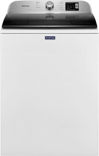 Maytag - 4.8 Cu. Ft. Top Load Washer with Deep Fill Option - White