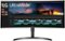 LG - 38” UltraWide Curved WQHD+ IPS HDR10 Monitor (HDMI) - black-Front_Standard
