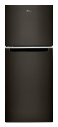 Whirlpool - 11.6 Cu. Ft. Top-Freezer Counter-Depth Refrigerator with Infinity Slide Shelf - Black stainless steel