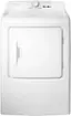 Front. Insignia™ - 6.7 Cu. Ft. Electric Dryer with Sensor Dry - White.