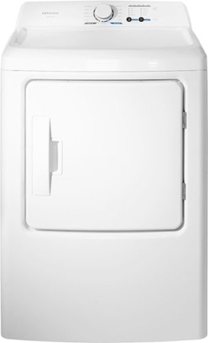 Insigniaâ„¢ - 6.7 Cu. Ft. Gas Dryer with Sensor Dry - White