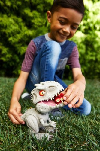 Jurassic World JW Feeding Frenzy Indominus Rex - White WORLDWIDE DELIVERY