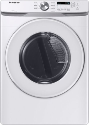 Photos - Tumble Dryer Samsung  7.5 Cu. Ft. Stackable Gas Dryer with Long Vent Drying - White DV 