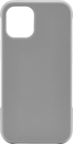 Platinum™ - Dual-Layer Protective Phone Case for iPhone® 12 mini - Gray