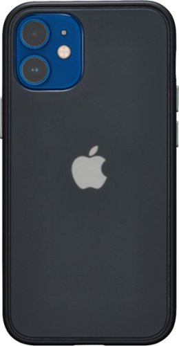 Insignia™ - Hard-Shell Phone Case for iPhone® 12 mini - Smokey/Gray