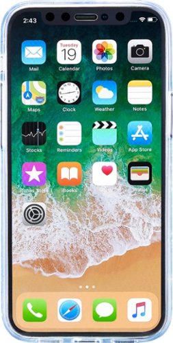 Platinum™ Hard-Shell Case for Apple iPhone 12 mini - Clear/Glitter GLOBAL SHIPPING
