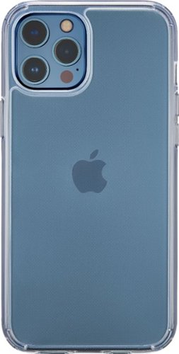 Insignia™ - Hard-Shell Phone Case for iPhone® 12 Pro Max - Clear