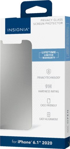 Insignia™ Privacy Glass Screen Protector for iPhone 12 and iPhone 12 Pro - Clear BUY IN EUROPE