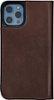 Platinum™ - Genuine Leather Wallet Folio for iPhone® 12 Pro Max - Bourbon-Front_Standard