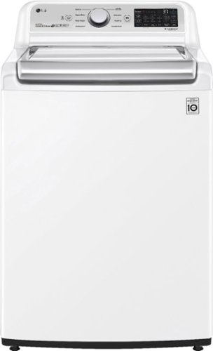 LG - 4.8 Cu. Ft. High-Efficiency Top Load Washer with 4-Way Agitator and TurboWash 3D - White