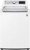 LG - 4.8 Cu. Ft. High-Efficiency Top Load Washer with 4-Way Agitator - White-Front_Standard 