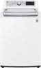 LG - 4.8 Cu. Ft. High-Efficiency Top Load Washer with 4-Way Agitator - White-Front_Standard