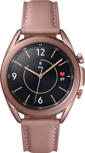 Samsung - Galaxy Watch3 Smartwatch 41mm Stainless LTE - Mystic Bronze