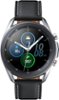 Samsung - Galaxy Watch3 Smartwatch 45mm Stainless LTE - Mystic Silver-Front_Standard