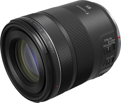 Canon - RF85mm F2 Macro IS STM Medium Telephoto Lensfor EOS R-Series Cameras - Black