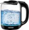 Chefman - 1.7 Liter Electric Glass Tea Kettle w/ Auto Shut-Off - Black-Angle_Standard