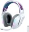 Logitech - G733 LIGHTSPEED Wireless Over-the-Ear Gaming Headset for PS4, Windows - White-Front_Standard