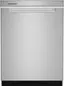 Front. Whirlpool - 24" Top Control Built-In Stainless Steel Tub Dishwasher with 3rd Rack, FingerPrint Resistant, and 47 dBA - Stainless Steel.