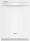 Whirlpool - 24" Top Control Built-In Dishwasher with Stainless Steel Tub, Large Capacity, 3rd Rack, 47 dBA - White-Front_Standard 