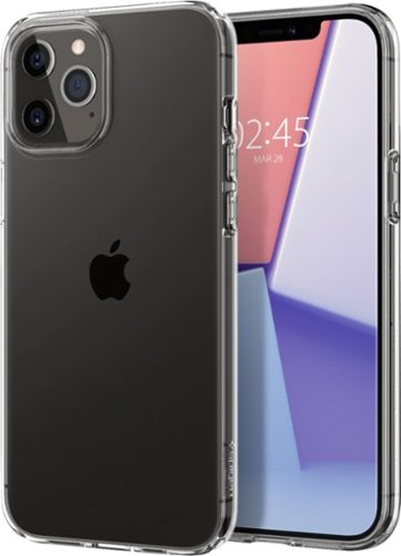 Spigen - Liquid Crystal Flex Hard shell Case for Apple iPhone 12 Pro Max - Clear