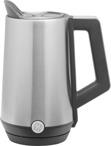 GE - Electric Kettle with Digital Control - Brushed Stainless Steel