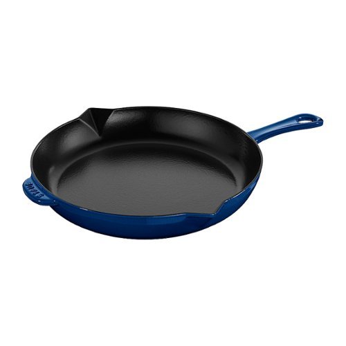 Staub - Cast Iron 12-inch Fry Pan - Dark Blue