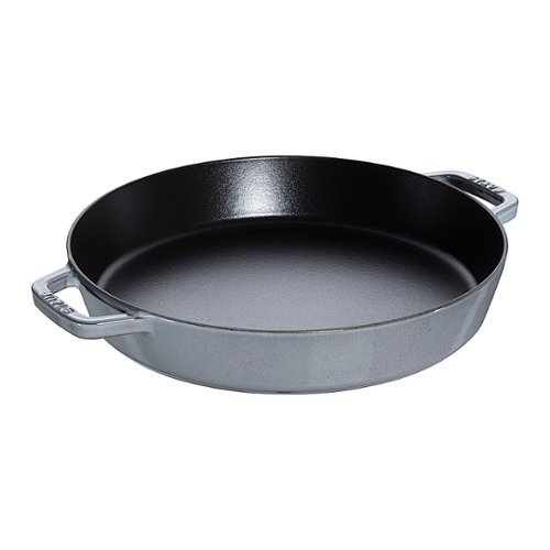 Staub - Cast Iron 13-inch Double Handle Fry Pan - Graphite Grey