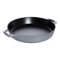 Staub - Cast Iron 13-inch Double Handle Fry Pan - Graphite Grey-Angle_Standard