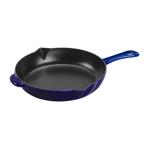 Staub - Cast Iron 10-inch Fry Pan - Dark Blue