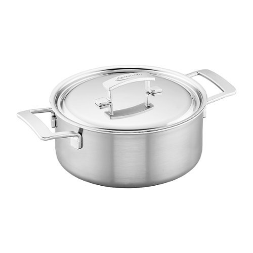 Demeyere - Industry 5-Ply 5.5-qt Stainless Steel Dutch Oven - Silver