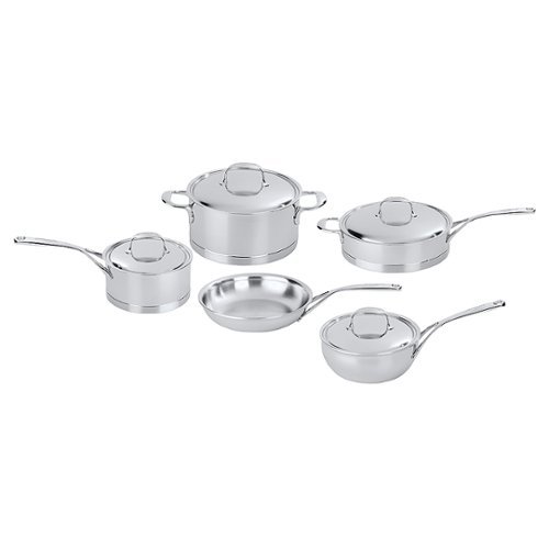 Demeyere - Atlantis 9-pc Stainless Steel Cookware Set - Silver