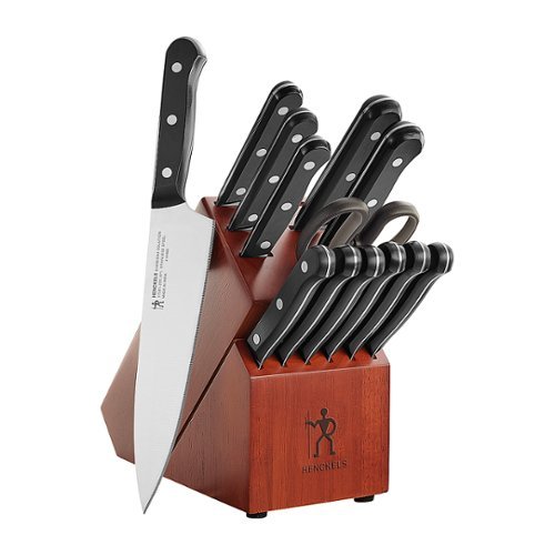Henckels Everedge Solution 14-pc Knife Block Set - Brown
