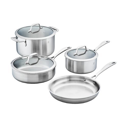 ZWILLING - Spirit 3-ply 7-pc Stainless Steel Cookware Set - Silver