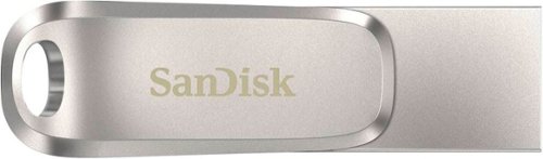 SanDisk - Ultra Dual Drive Luxe 1TB USB 3.1, USB Type-C Flash Drive - Silver