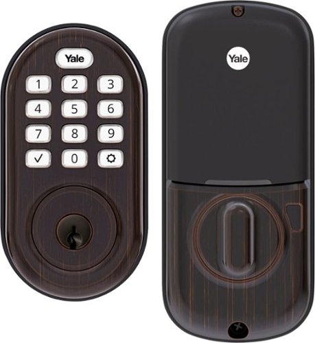 Yale - Assure Replacement Deadbolt with Keypad/Key Access - Bronze