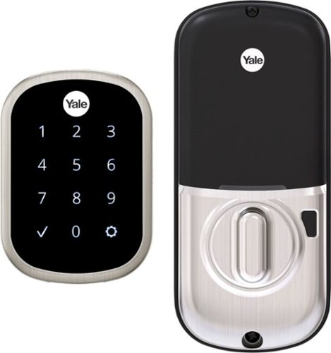 Yale - Assure Smart Lock Wi-Fi Replacement Deadbolt with App/Keypad/Key Access - Satin Nickel